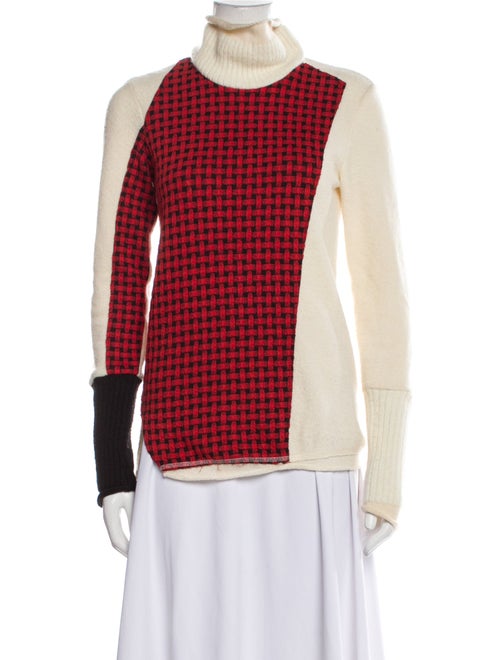 3.1 Phillip Lim Wool Colorblock Pattern Sweater