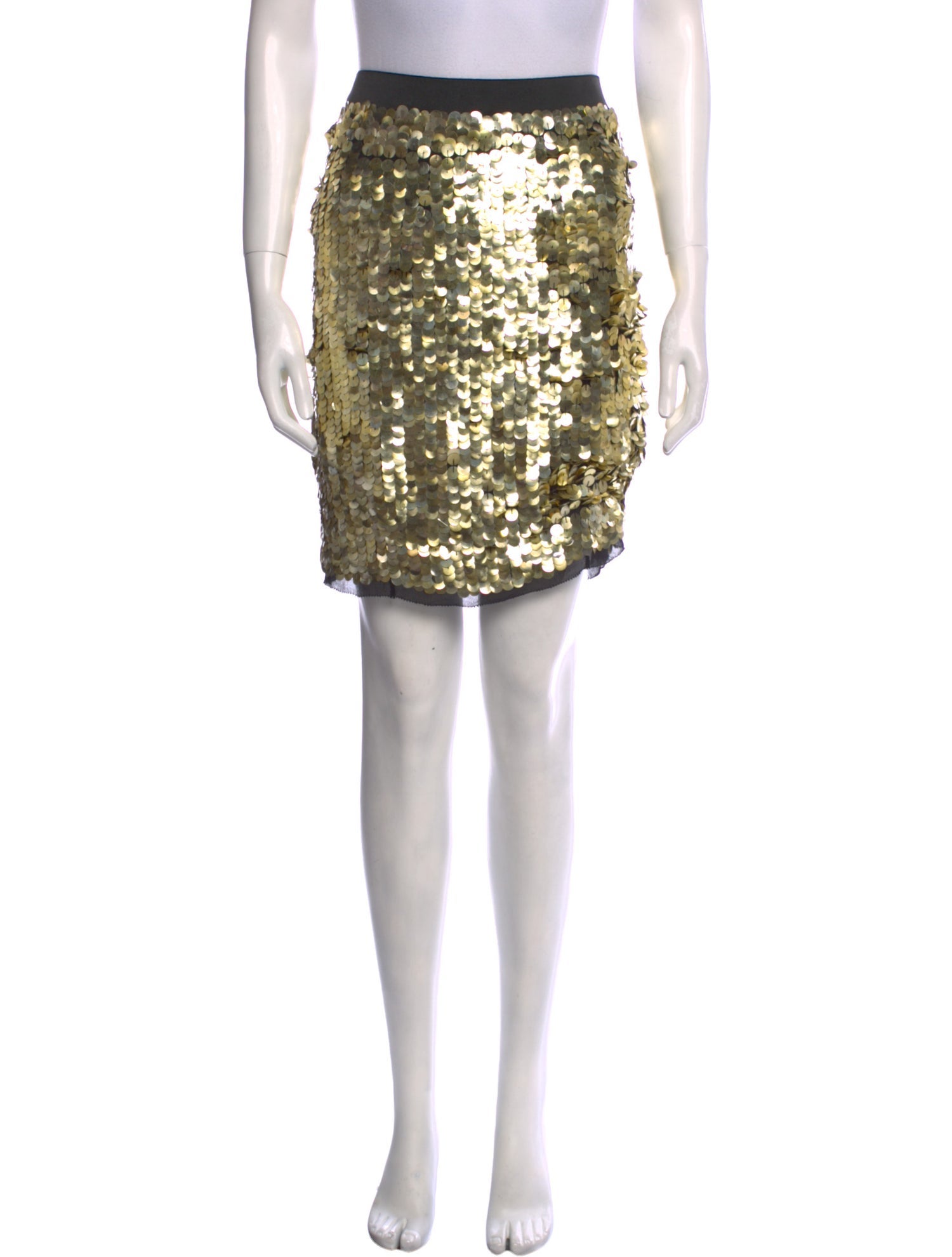 3.1 Phillip Lim Silk Knee-Length Skirt