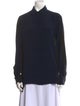 3.1 Phillip Lim Silk Long Sleeve Button-Up Top