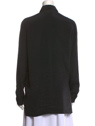 3.1 Phillip Lim Silk Long Sleeve Button-Up Top
