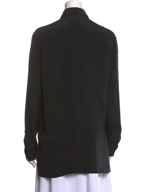 3.1 Phillip Lim Silk Long Sleeve Button-Up Top