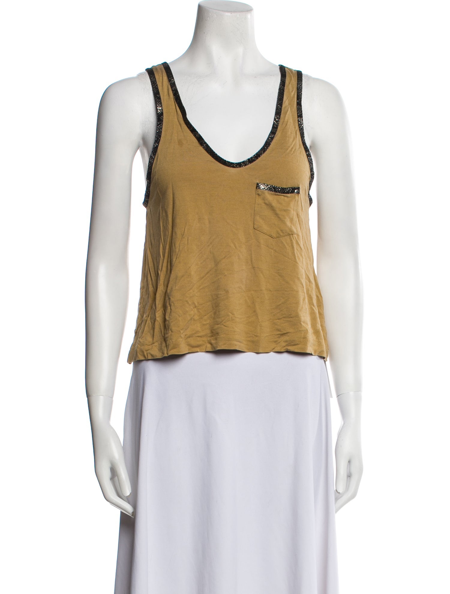 3.1 Phillip Lim Silk Scoop Neck Top