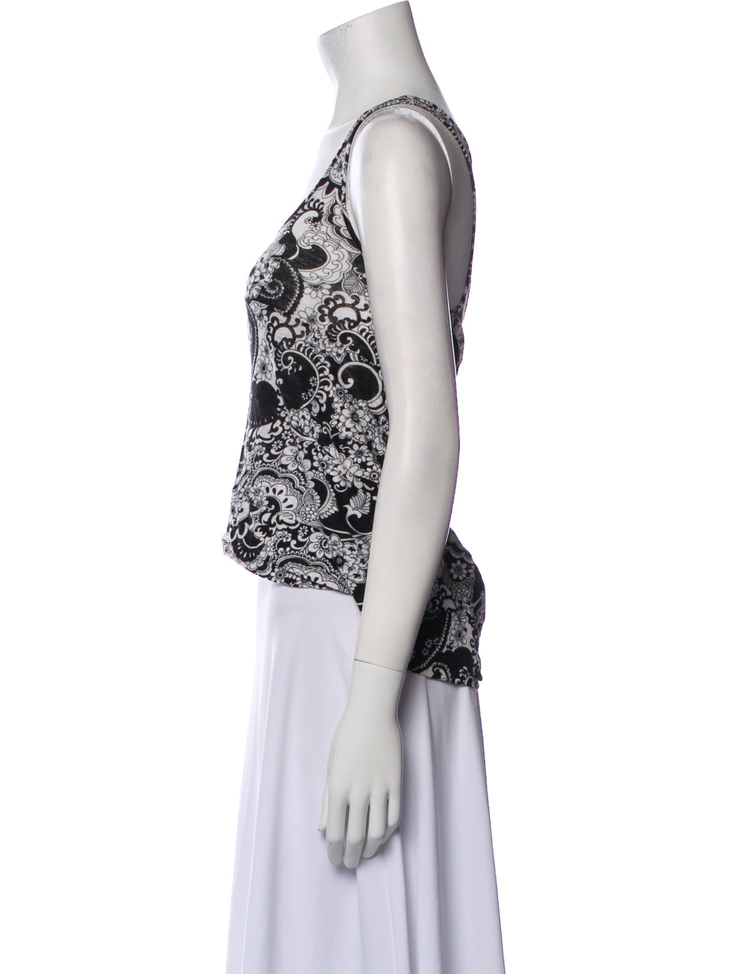 3.1 Phillip Lim Linen Floral Print Top