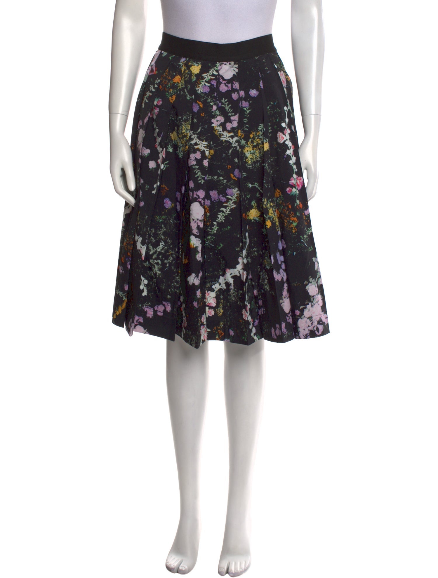 3.1 Phillip Lim Floral Print Knee-Length Skirt