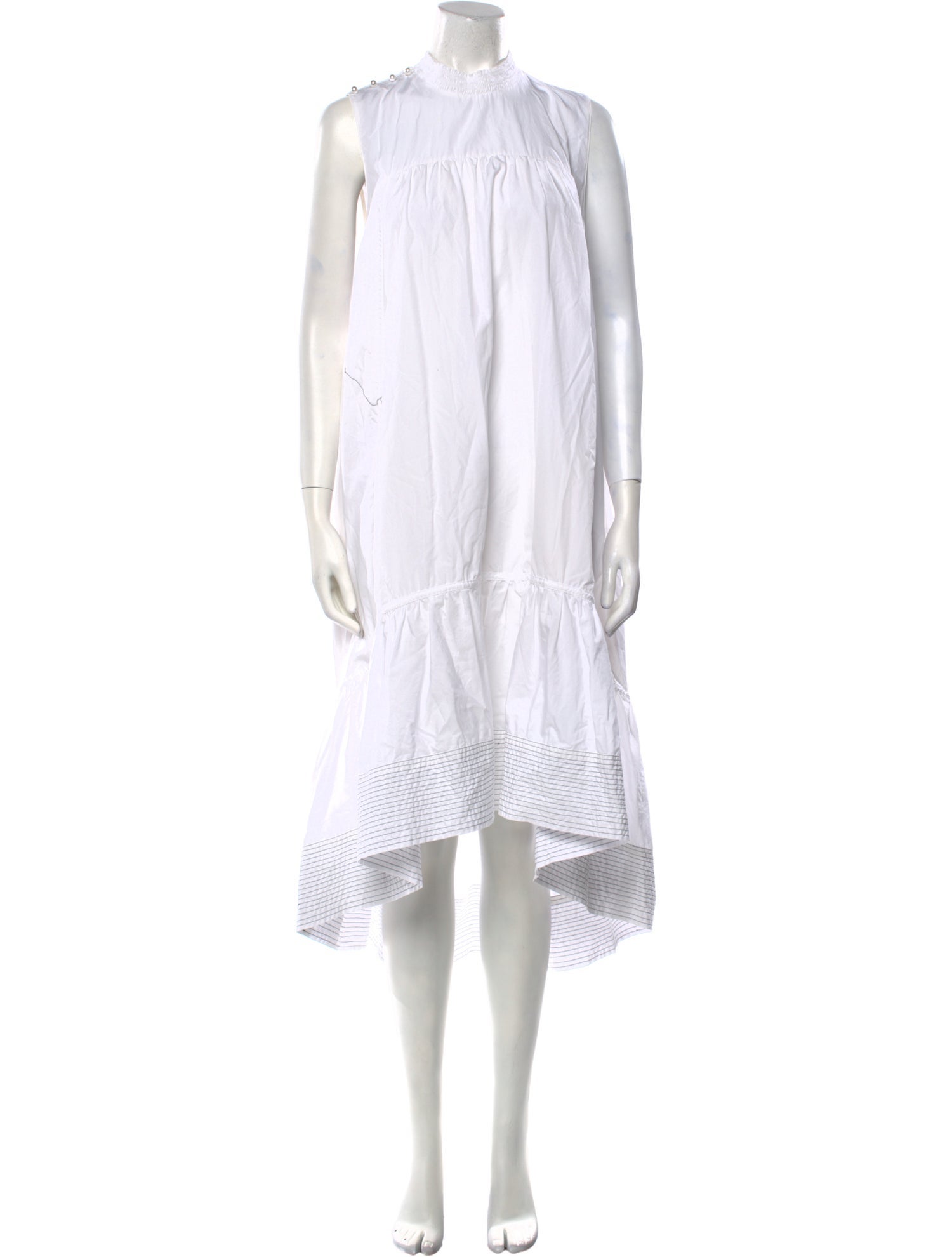 3.1 Phillip Lim Mock Neck Long Dress