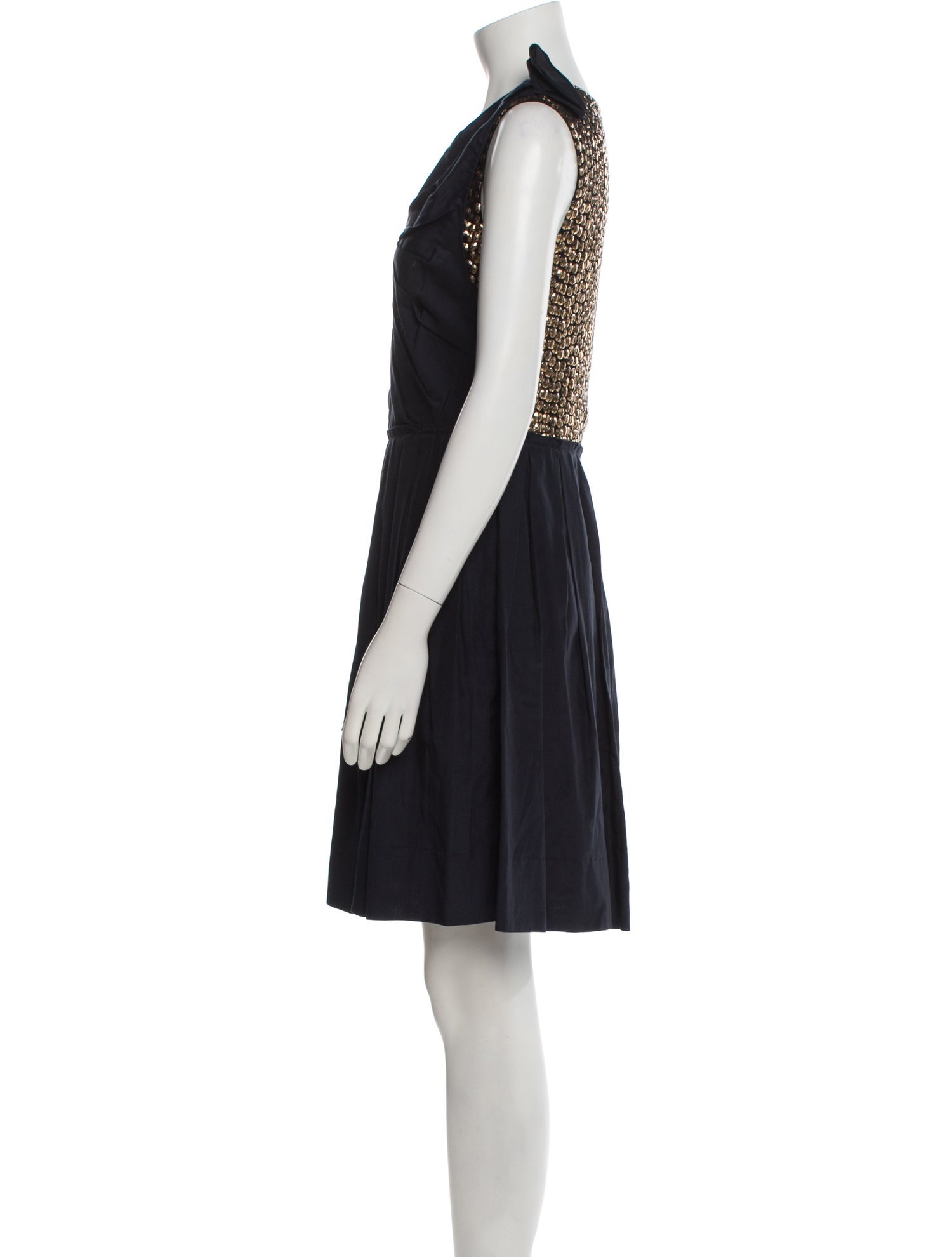 3.1 Phillip Lim Scoop Neck Knee-Length Dress