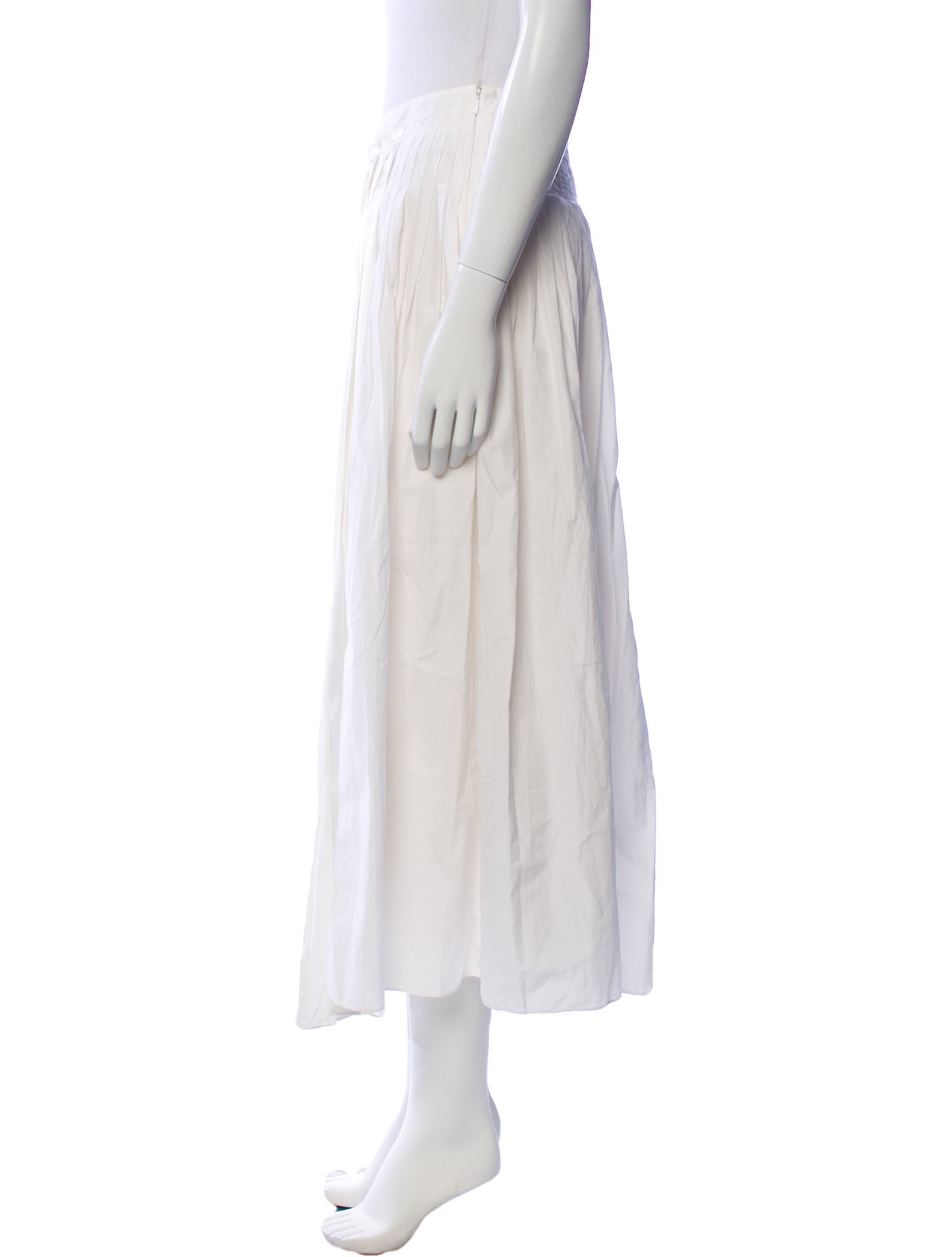 3.1 Phillip Lim Pleated Accents Midi Length Skirt