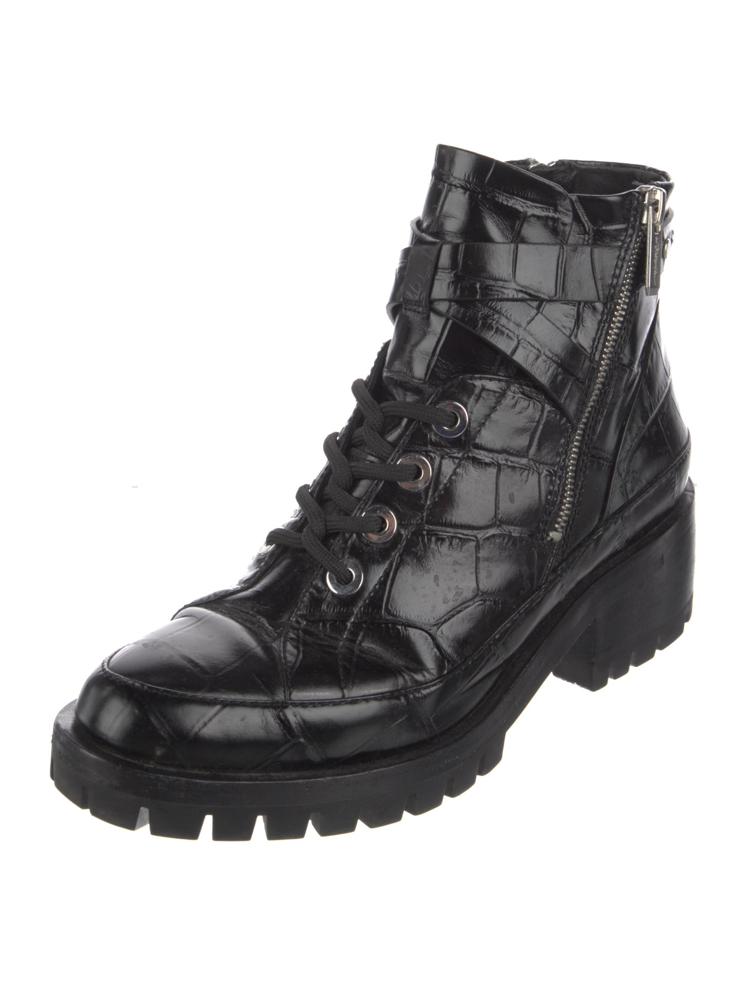 3.1 Phillip Lim Leather Combat Boots
