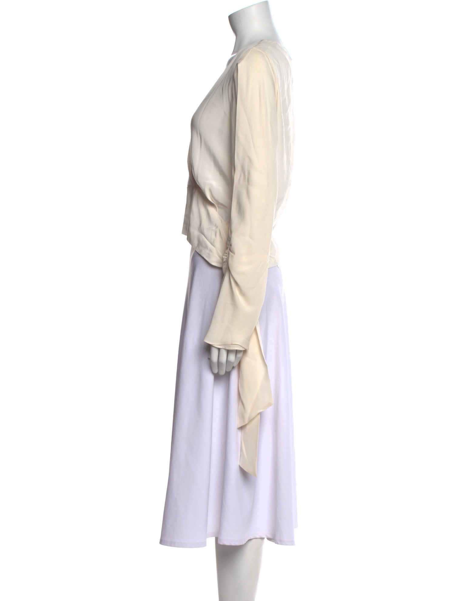 3.1 Phillip Lim Silk V-Neck Blouse w/ Tags