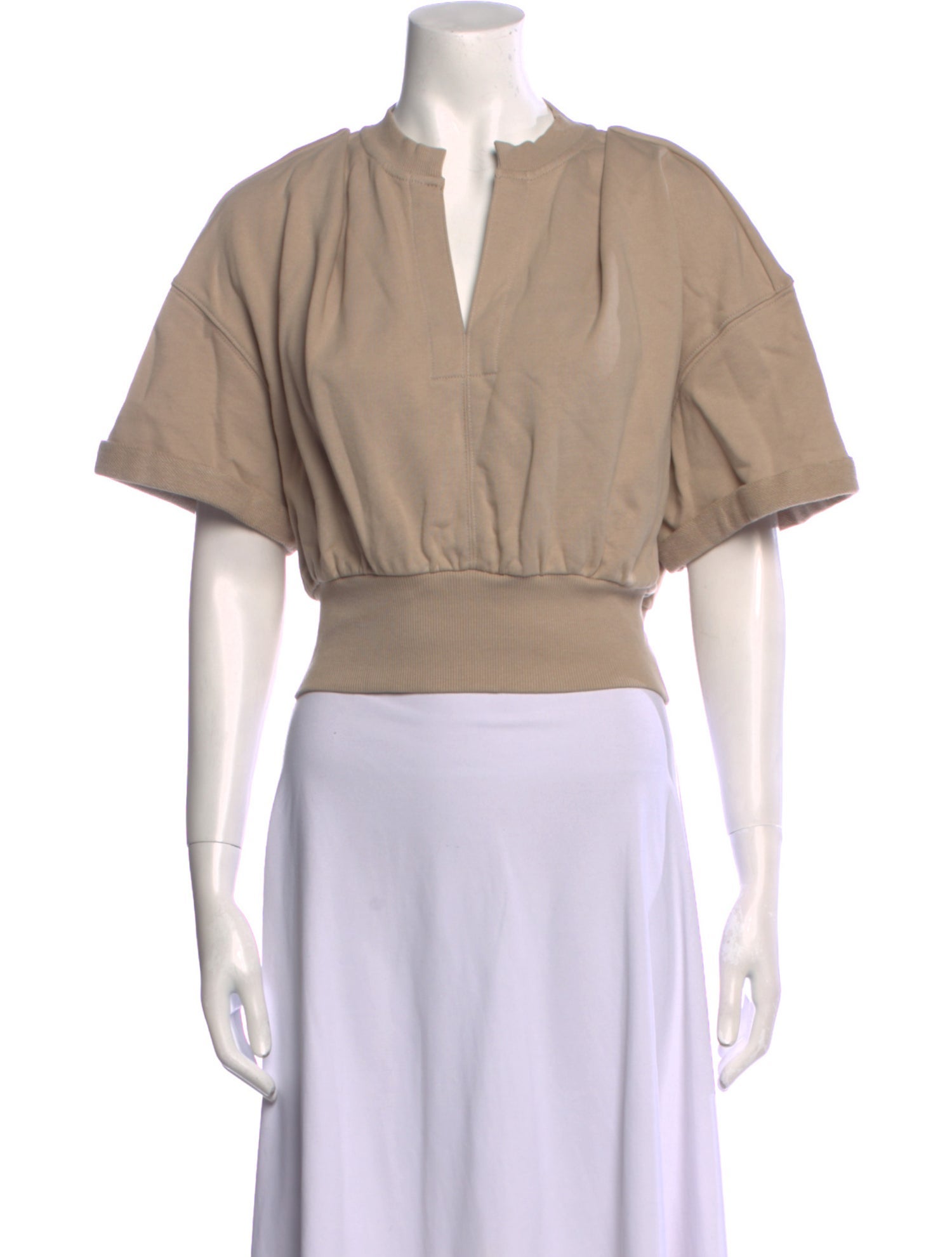 3.1 Phillip Lim V-Neck Short Sleeve Crop Top w/ Tags