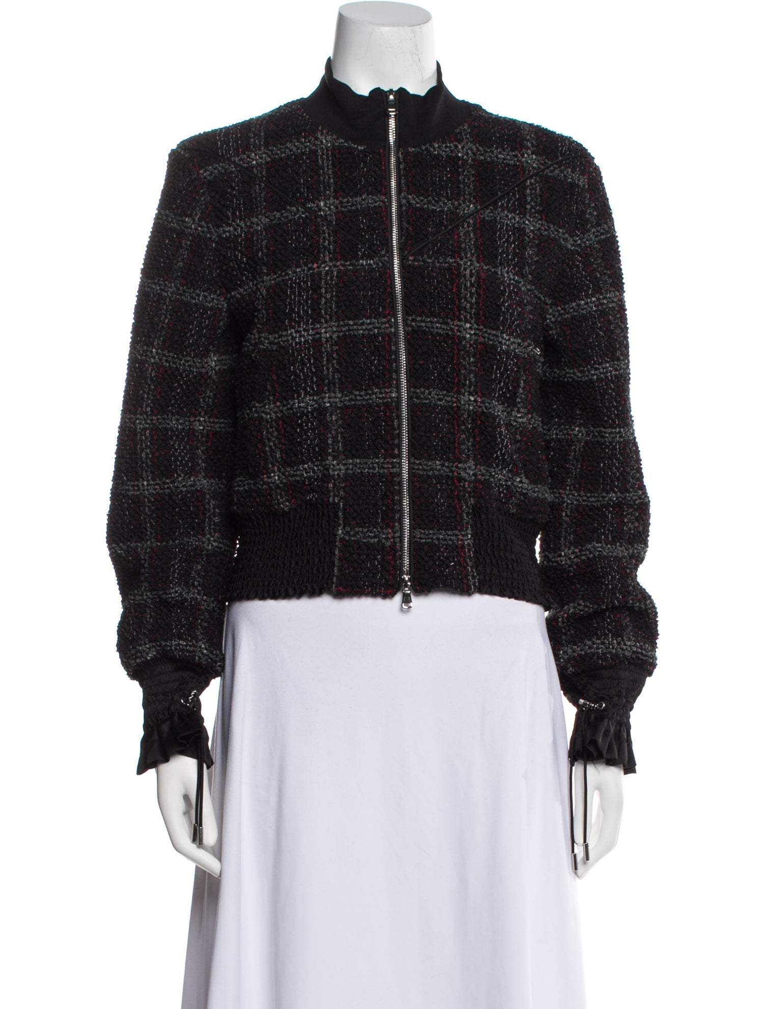 3.1 Phillip Lim Plaid Print Evening Jacket