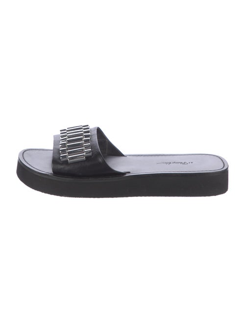 3.1 Phillip Lim Leather Studded Accents Slides