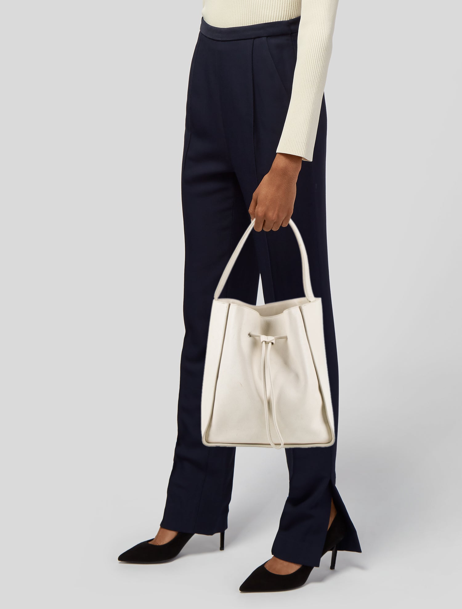 3.1 Phillip Lim Leather Bucket Bag