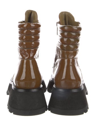 3.1 Phillip Lim Patent Leather Combat Boots