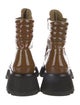 3.1 Phillip Lim Patent Leather Combat Boots