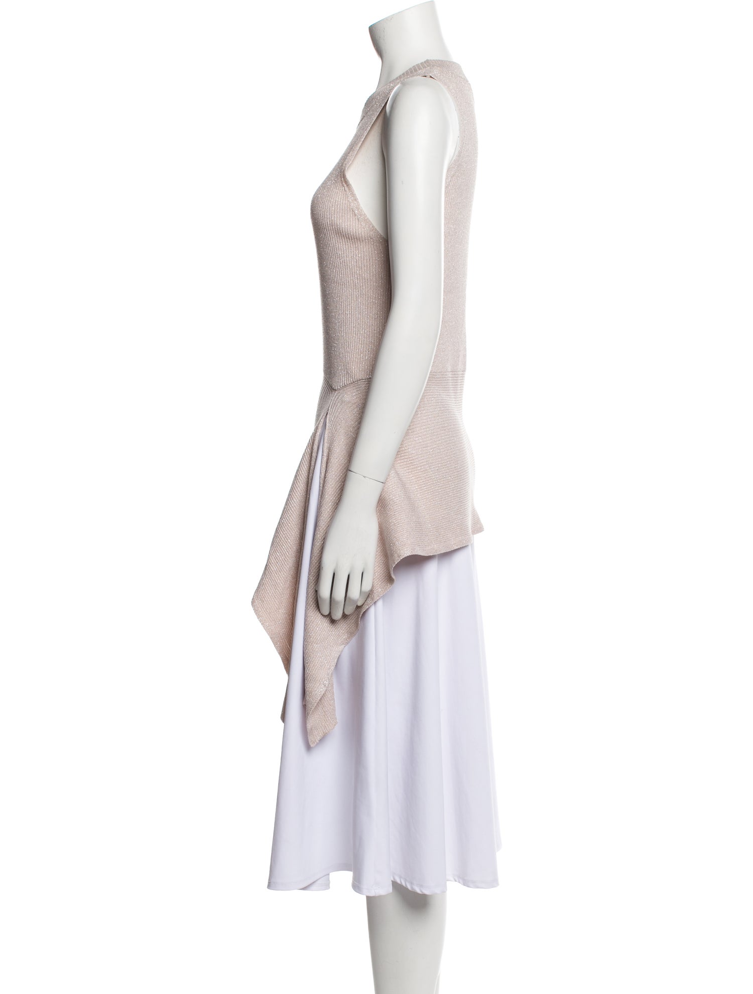 3.1 Phillip Lim Crew Neck Sleeveless Tunic