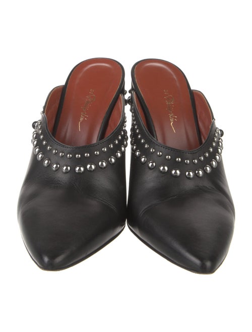 3.1 Phillip Lim Leather Studded Accents Mules