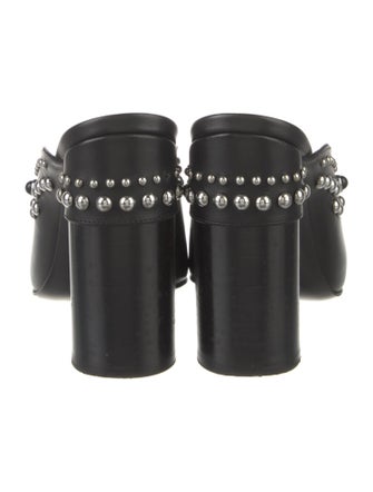3.1 Phillip Lim Leather Studded Accents Mules