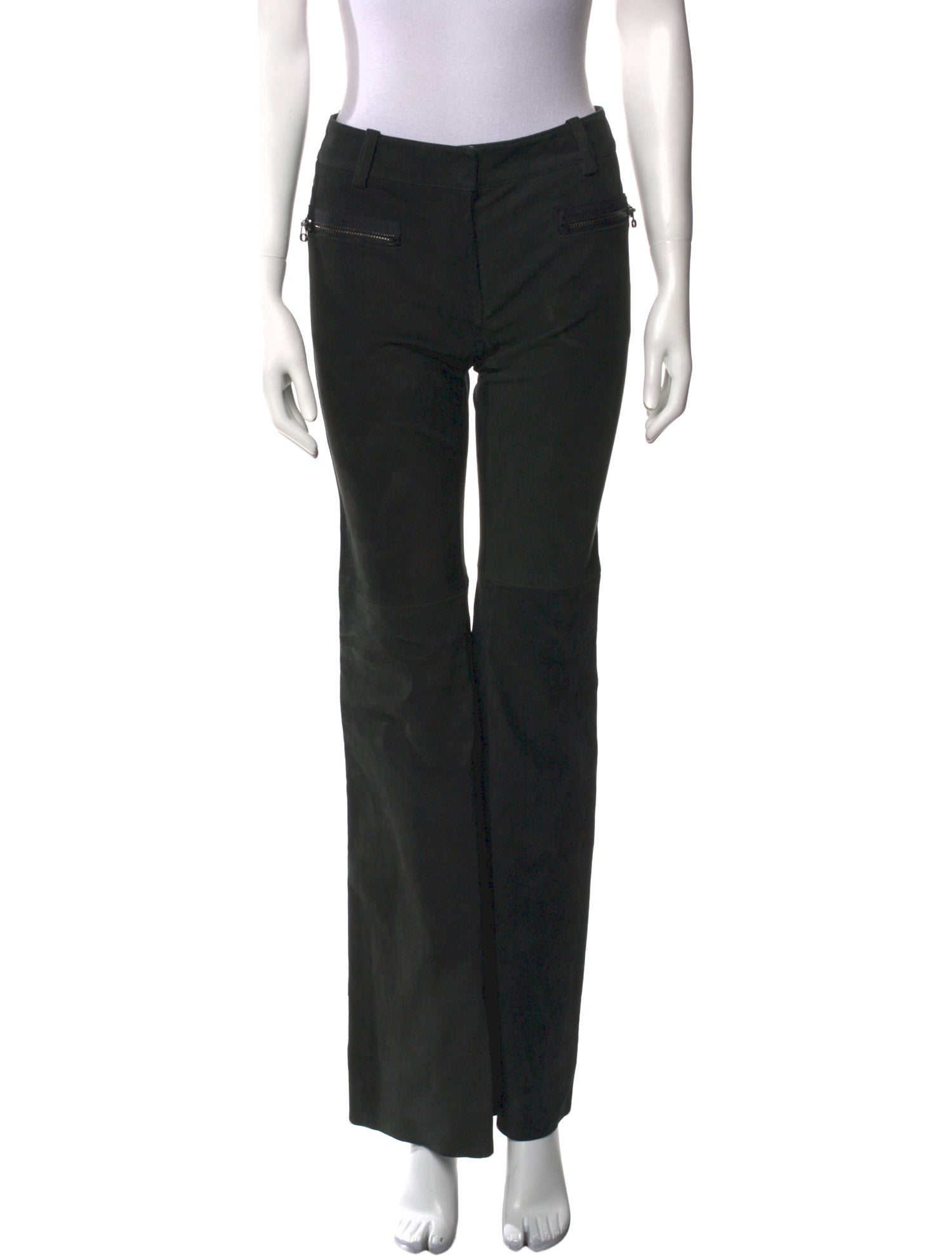 3.1 Phillip Lim Lamb Leather Wide Leg Pants