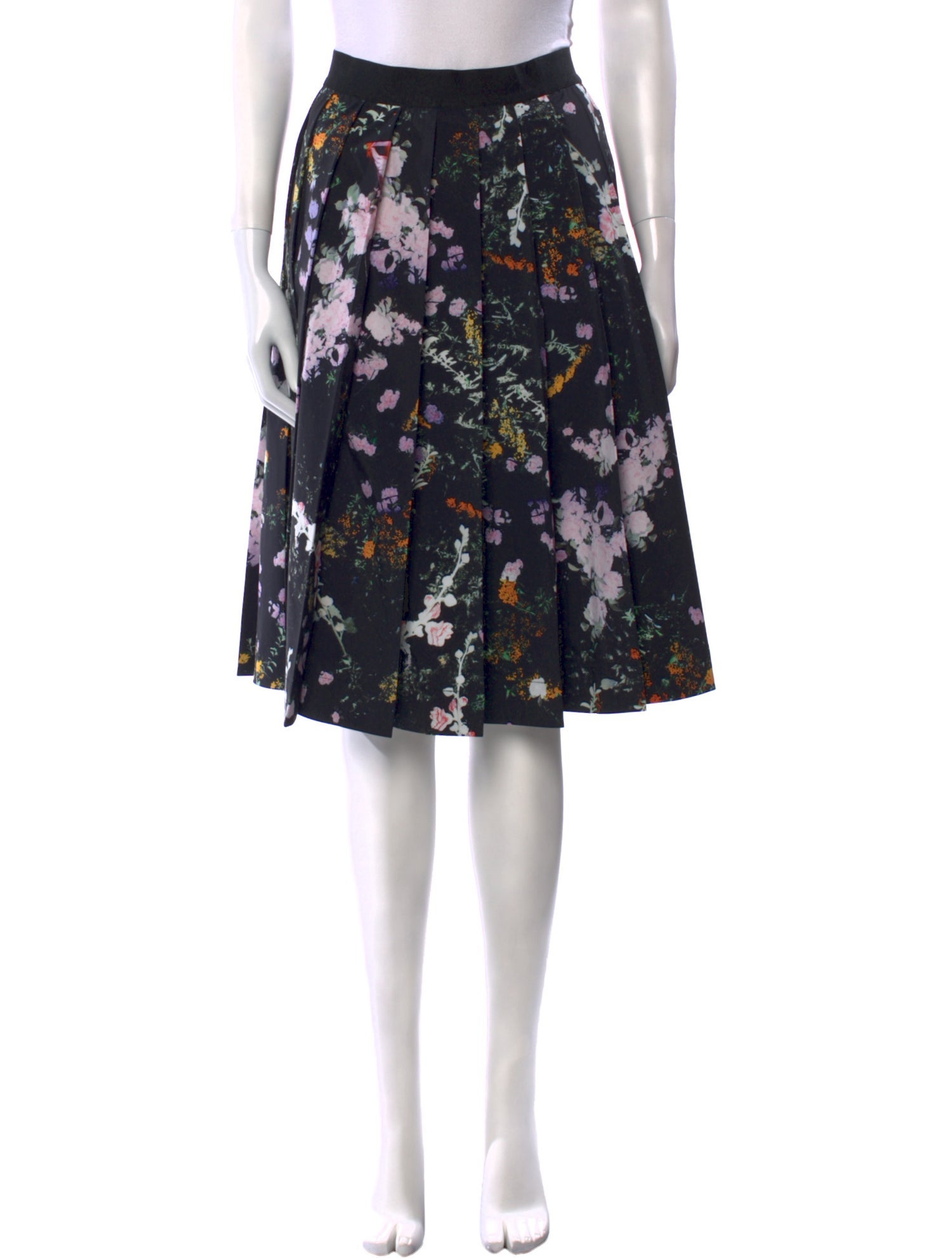 3.1 Phillip Lim Floral Print Knee-Length Skirt