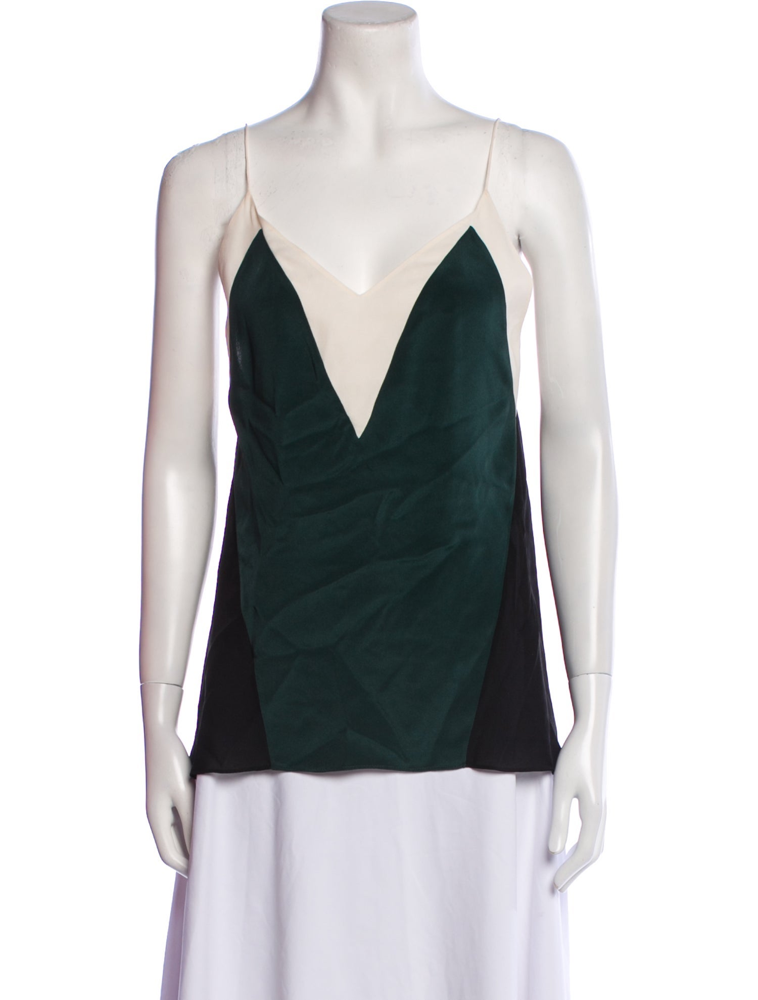 Vivienne Westwood Anglomania Tie Neck Sleeveless Crop Top w