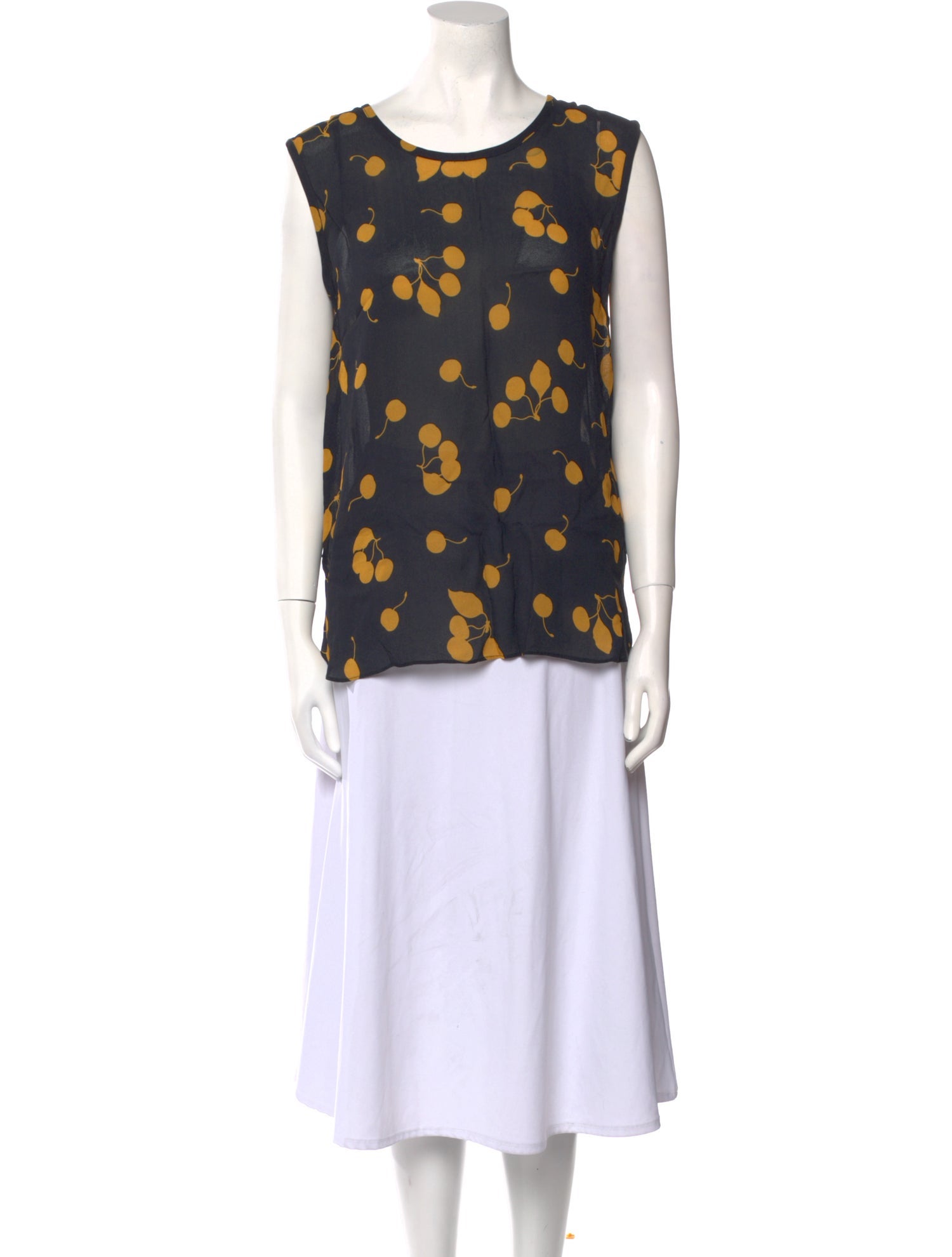 3.1 Phillip Lim Printed Scoop Neck Tunic