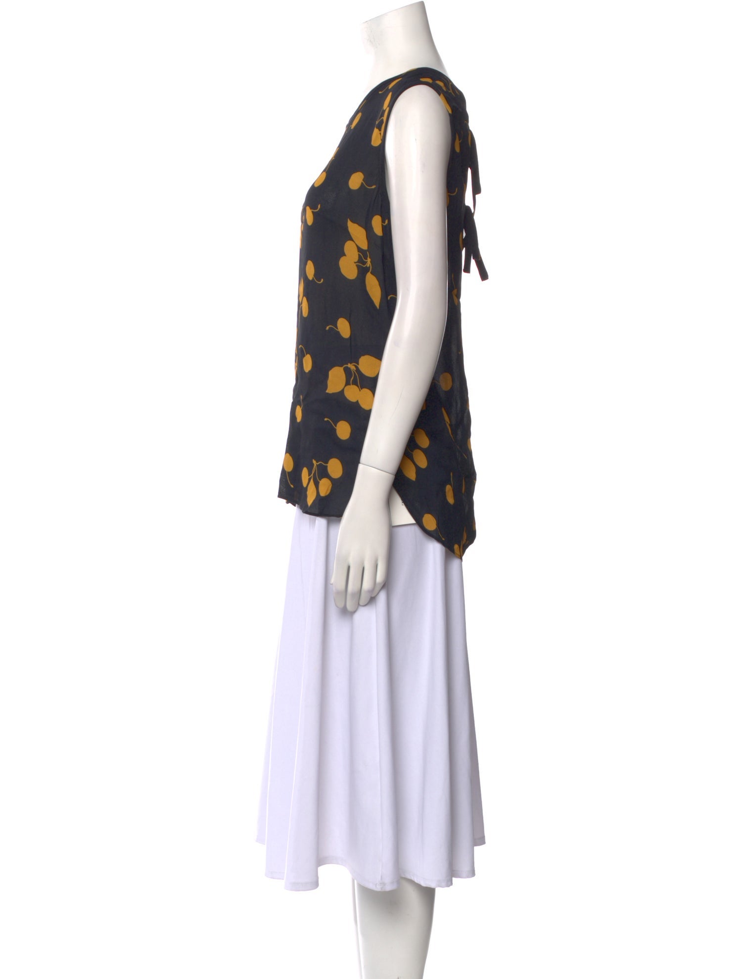 3.1 Phillip Lim Printed Scoop Neck Tunic