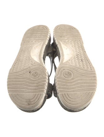 3.1 Phillip Lim Leather Animal Print Sandals