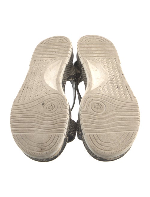 3.1 Phillip Lim Leather Animal Print Sandals