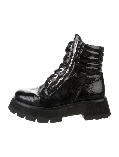 3.1 Phillip Lim Patent Leather Combat Boots