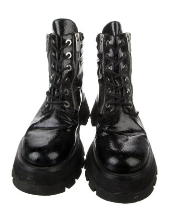 3.1 Phillip Lim Patent Leather Combat Boots