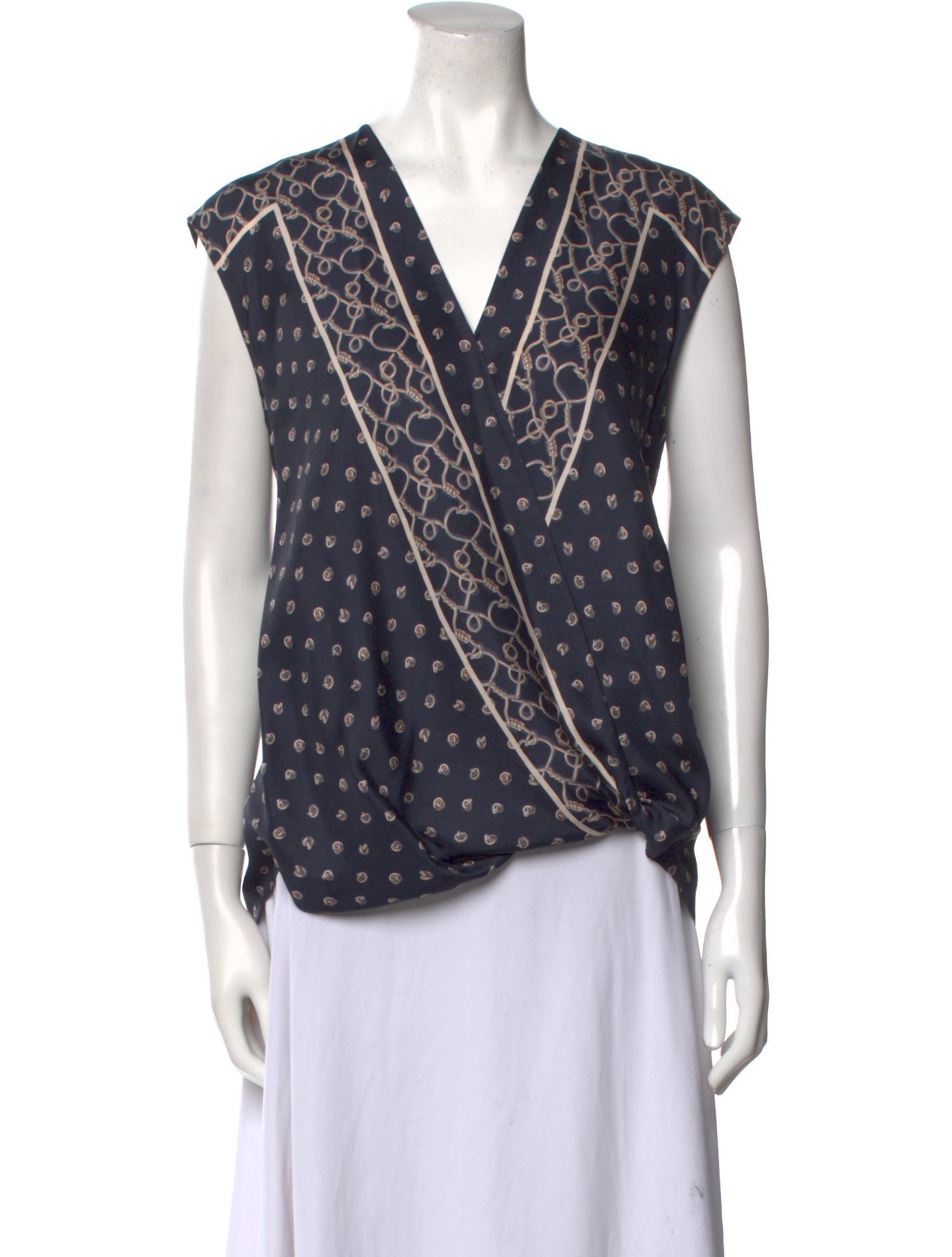 3.1 Phillip Lim Silk Printed Top