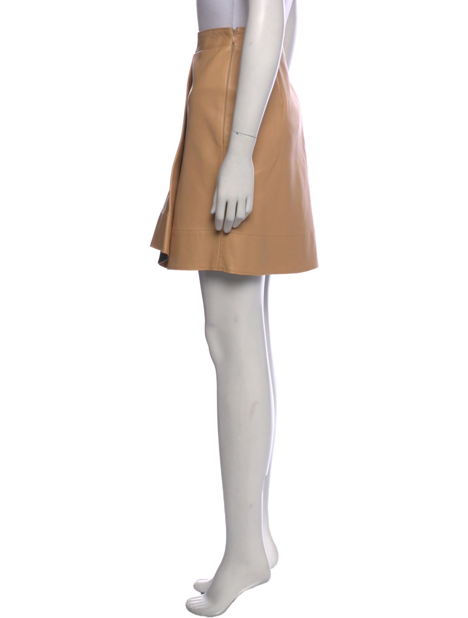 3.1 Phillip Lim Lamb Leather Mini Skirt