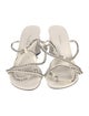 3.1 Phillip Lim Leather Crystal Embellishments Sandals