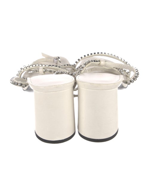 3.1 Phillip Lim Leather Crystal Embellishments Sandals