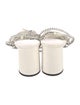 3.1 Phillip Lim Leather Crystal Embellishments Sandals