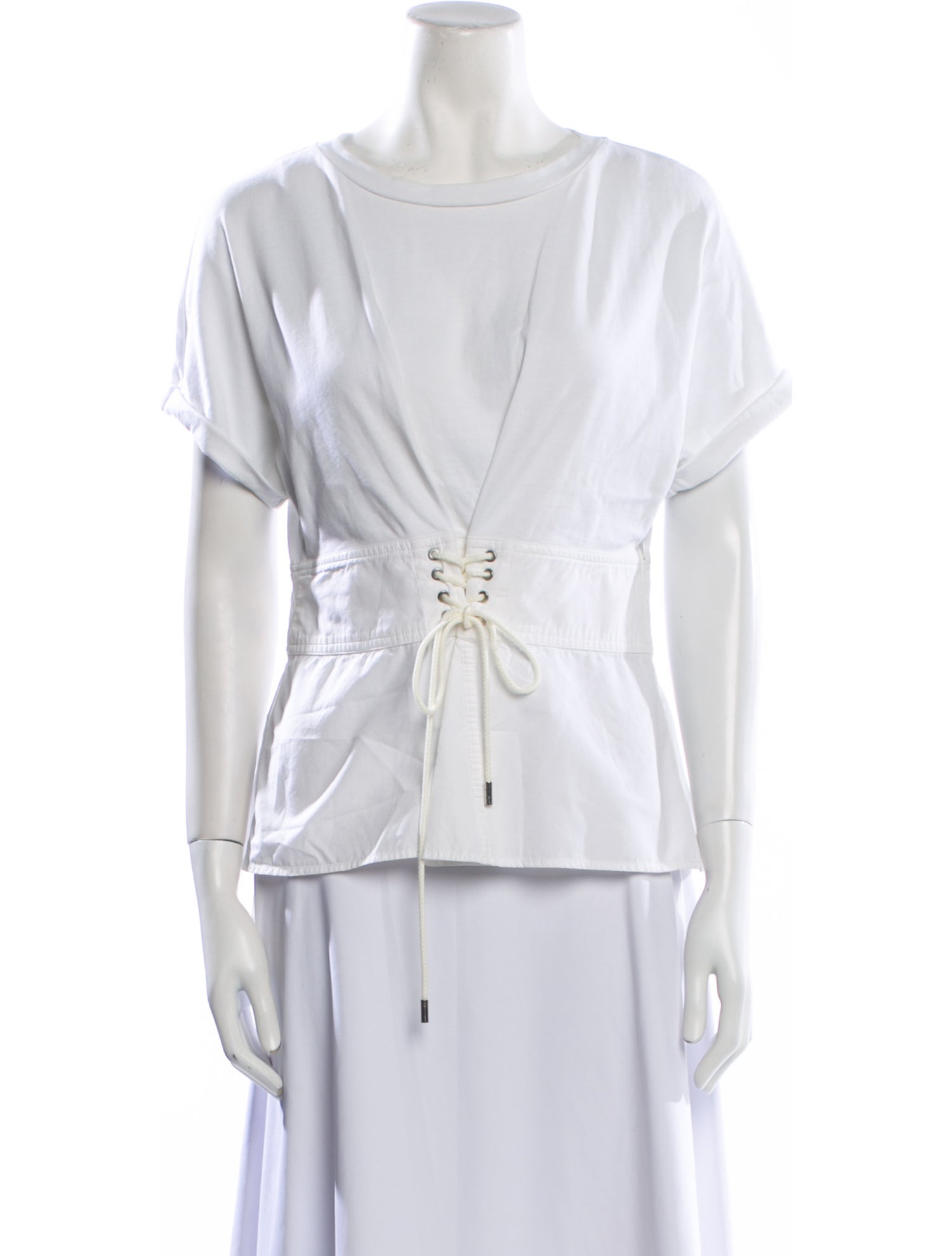 3.1 Phillip Lim Bateau Neckline Short Sleeve T-Shirt