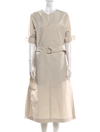 3.1 Phillip Lim Crew Neck Long Dress