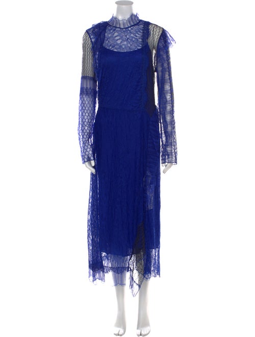 3.1 Phillip Lim Lace Pattern Long Dress