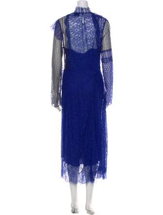 3.1 Phillip Lim Lace Pattern Long Dress
