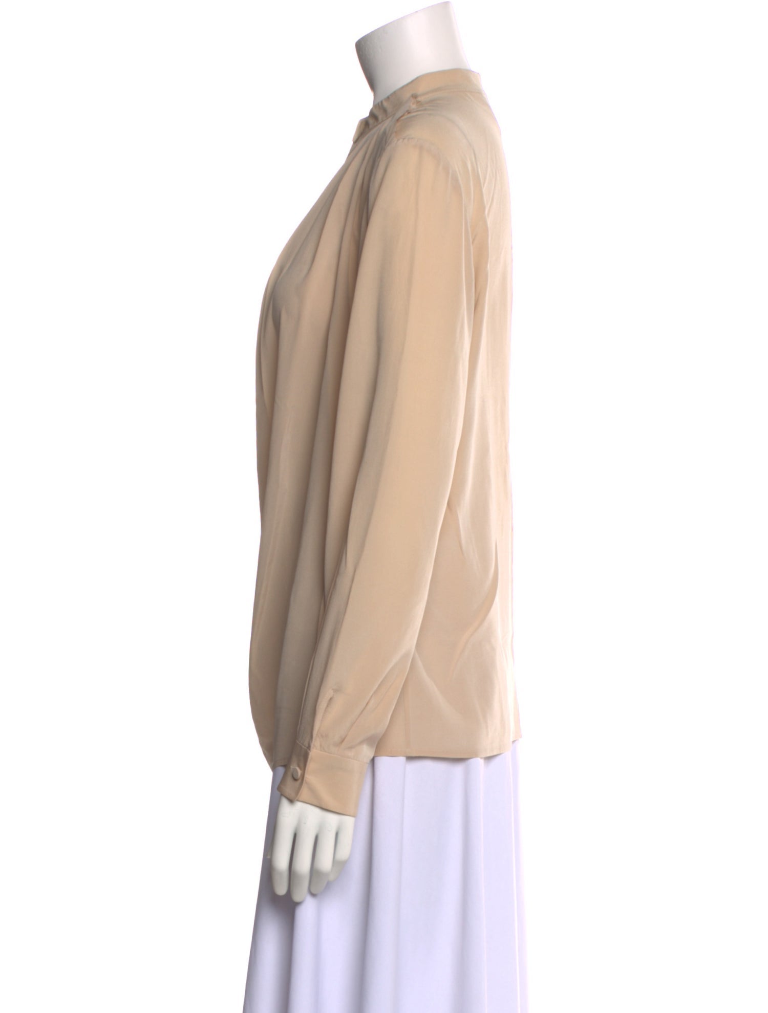 3.1 Phillip Lim Silk Mock Neck Blouse
