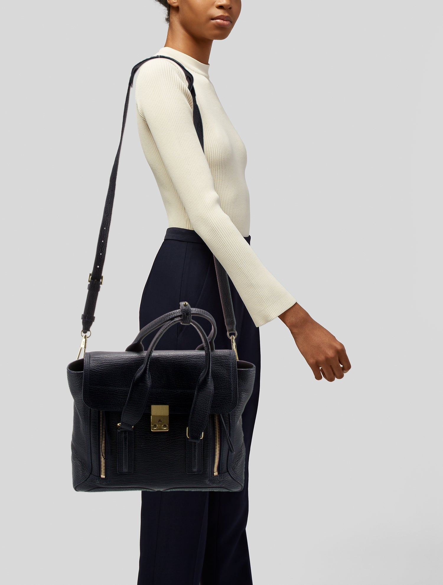 3.1 Phillip Lim Leather Messenger Bag