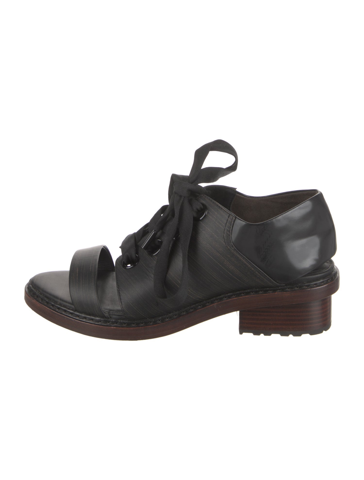 3.1 Phillip Lim Leather Cutout Accent Sandals