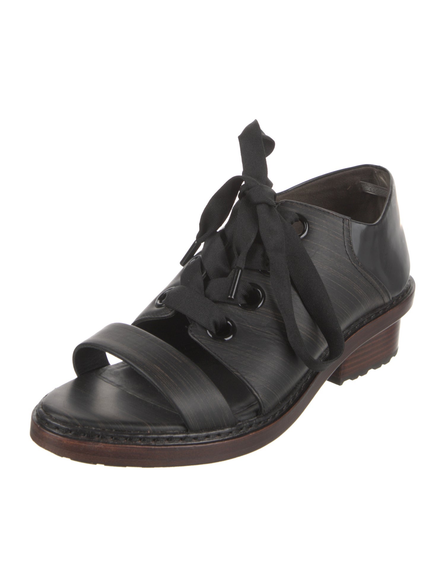 3.1 Phillip Lim Leather Cutout Accent Sandals