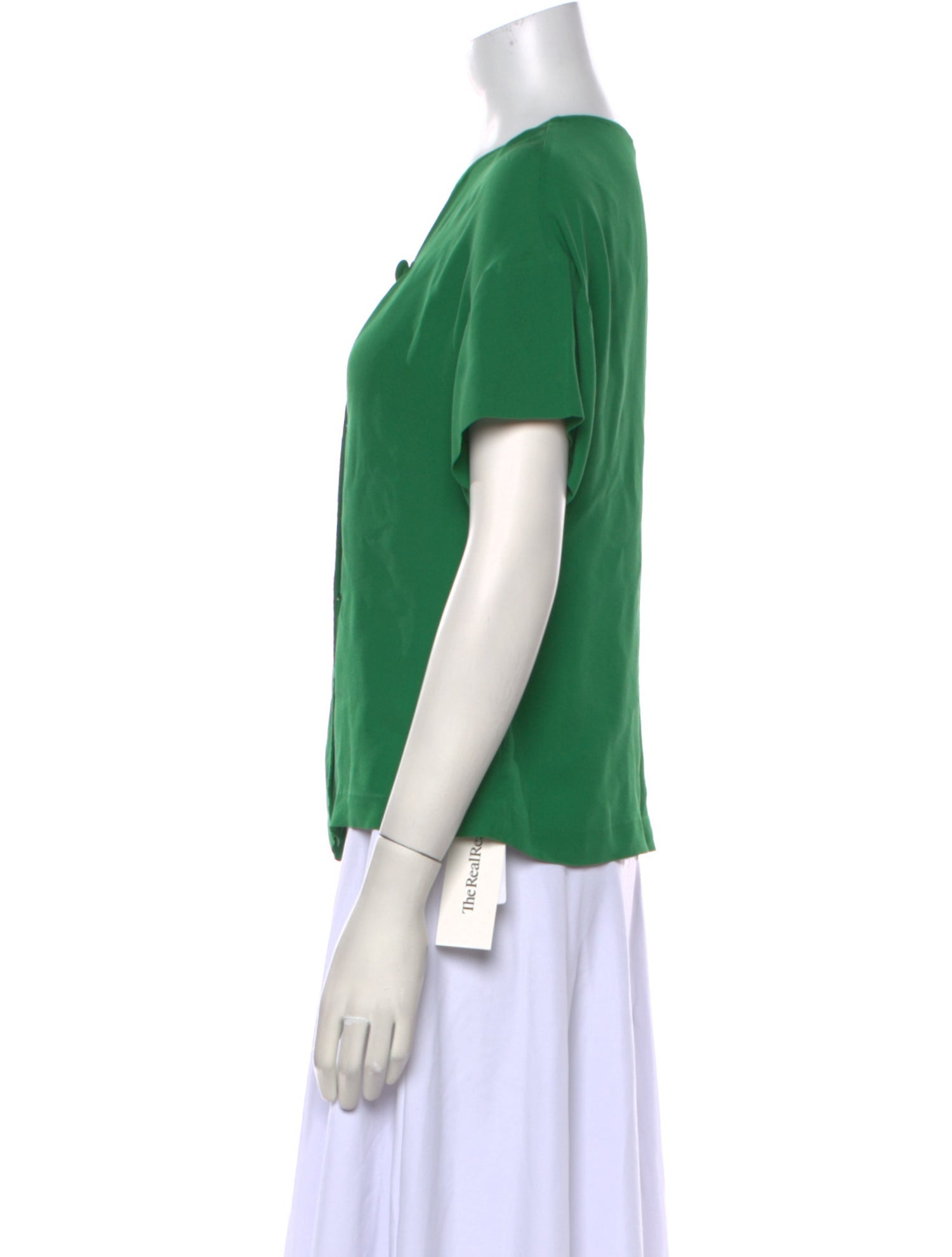 3.1 Phillip Lim Silk Asymmetrical T-Shirt
