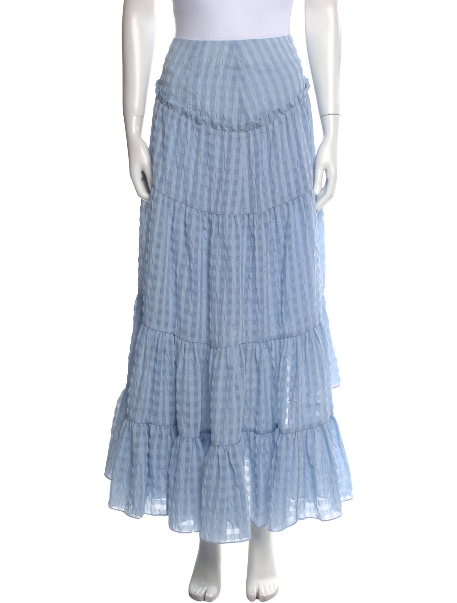 3.1 Phillip Lim Striped Midi Length Skirt