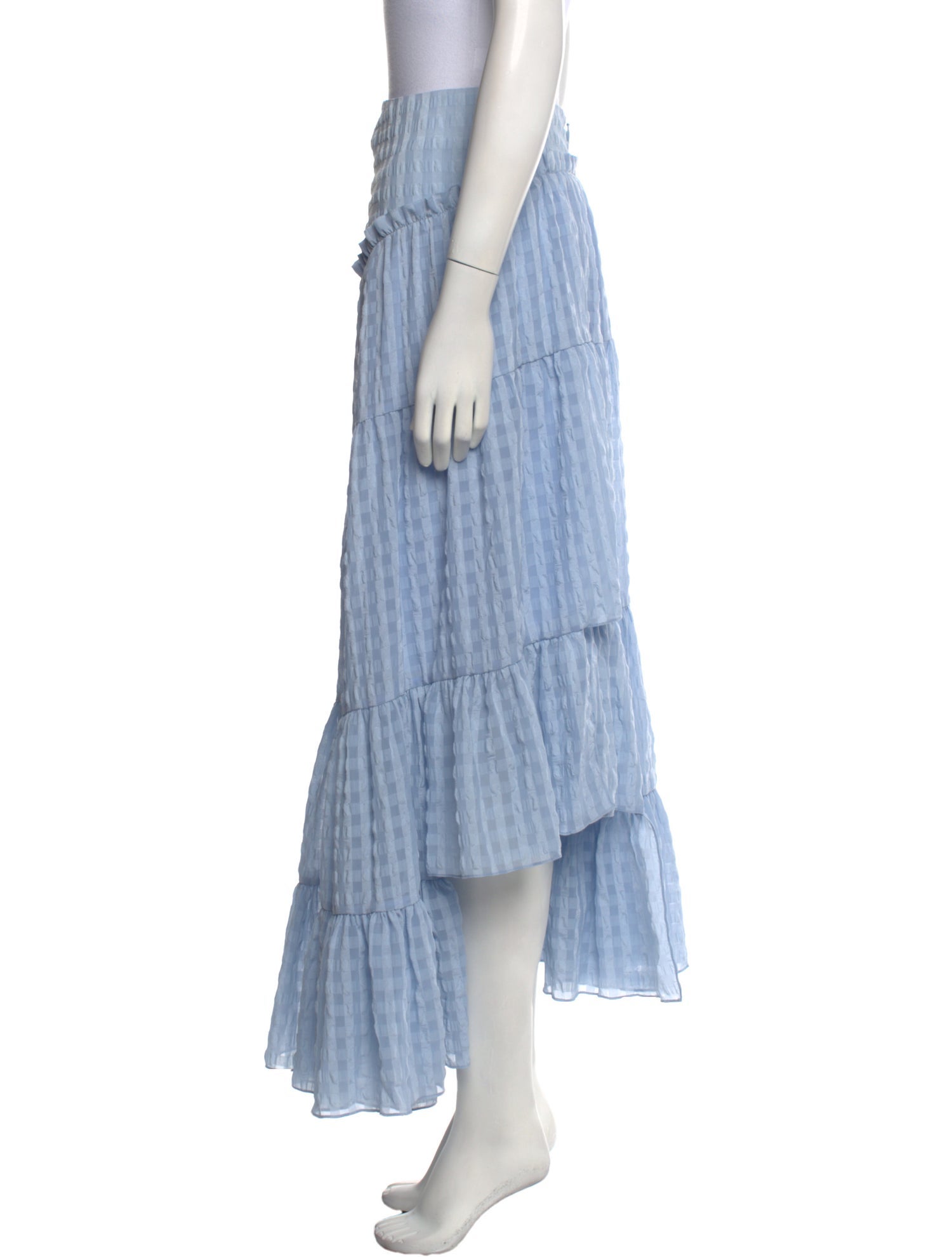 3.1 Phillip Lim Striped Midi Length Skirt