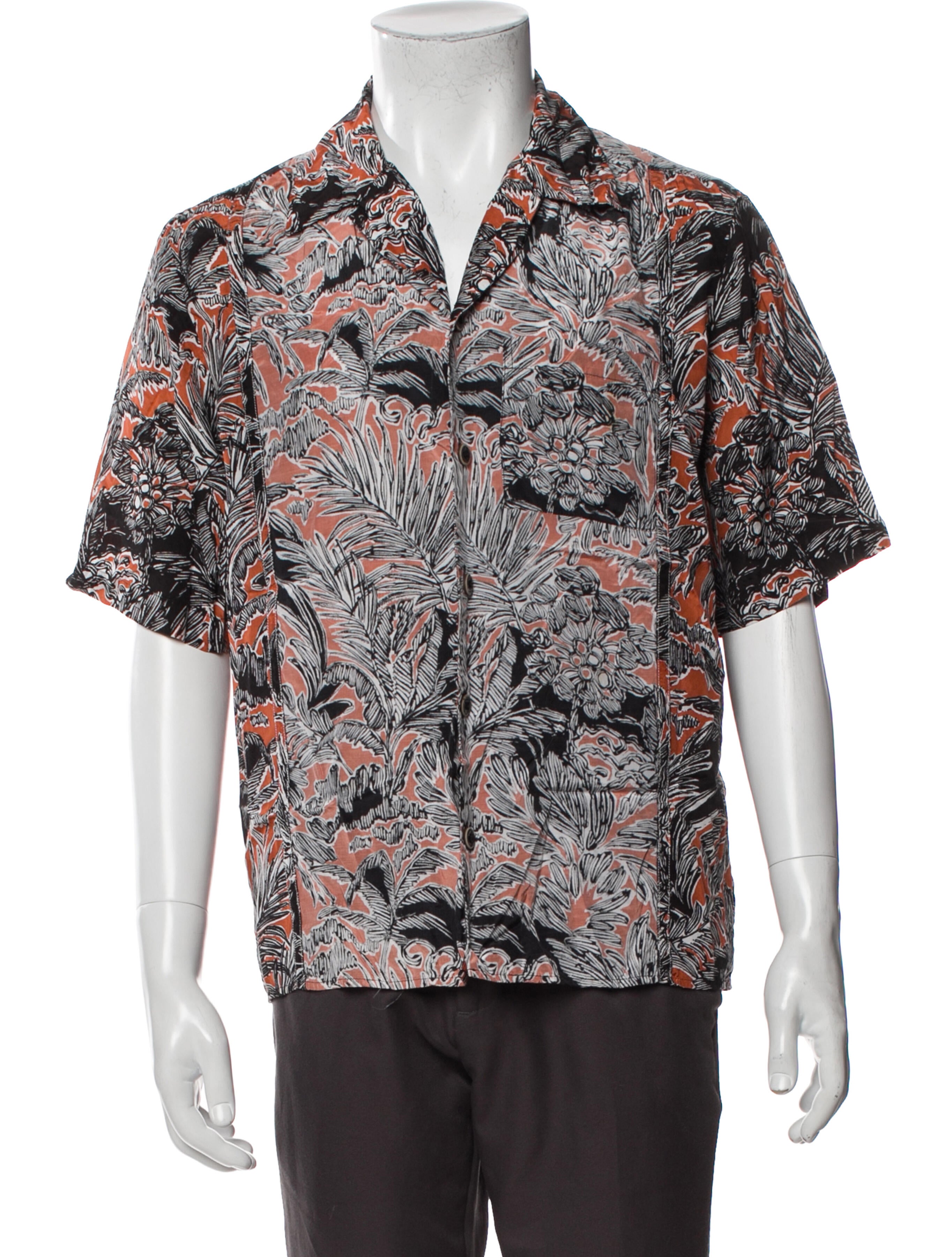 3.1 Phillip Lim Printed Short Sleeve Shirt