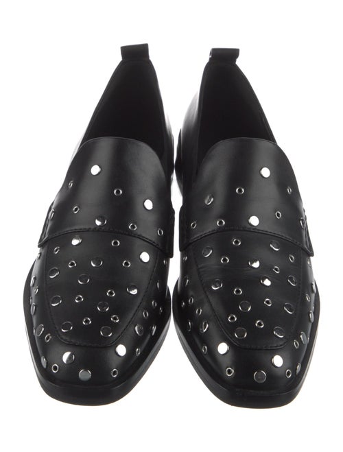 3.1 Phillip Lim Leather Studded Accents Loafers