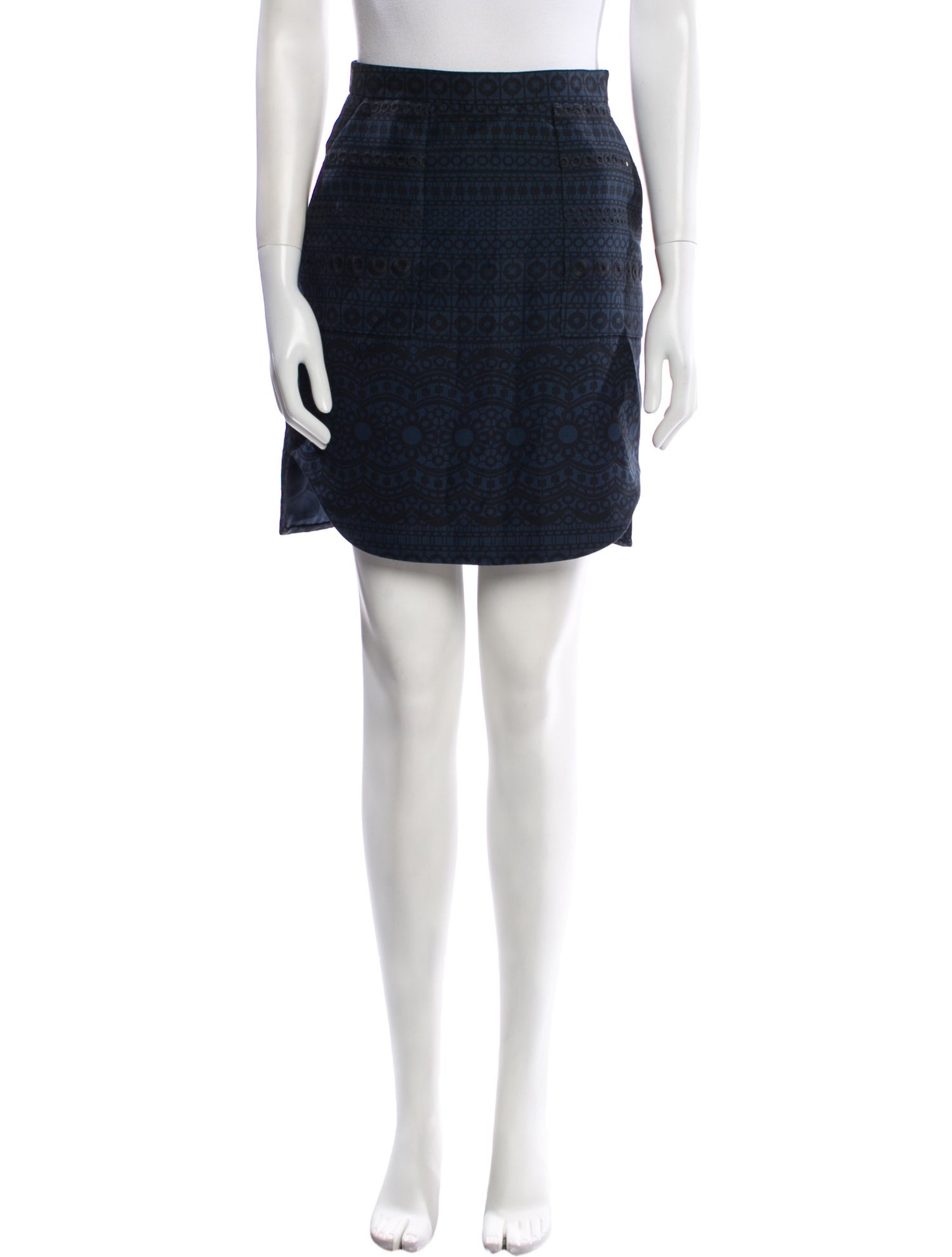 3.1 Phillip Lim Printed Mini Skirt